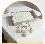 Valentine's Day gift simulated rose gift box with base three-layer soap flower handmade material package soap flower wholesale