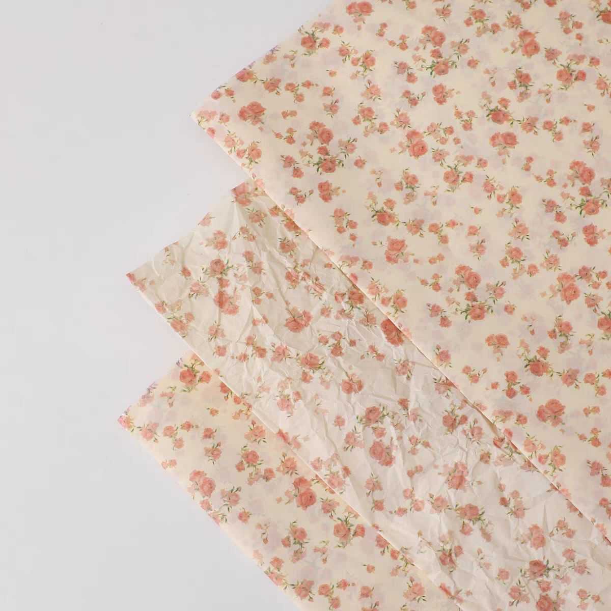 Double-Sided Sydney Bond Paper Antistatic Pleated Base Bouquet Wrapping Paper for Gift & Packaging Custom Logo