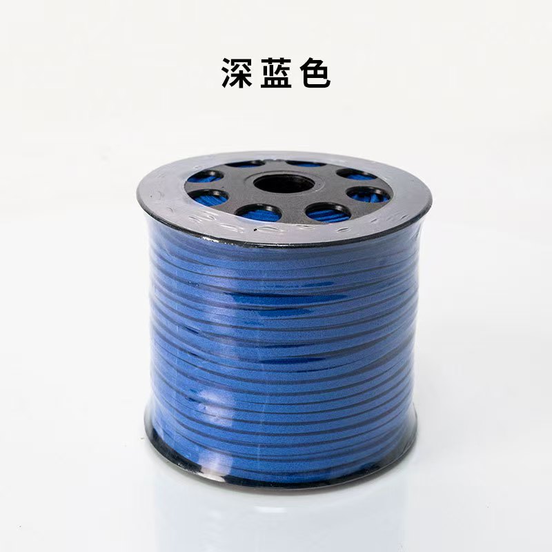 Wholesale 45-Yard Velvet 3mm Flat PVC Strap Floral Suede Binding for DIY Crafts Christmas Birthday Halloween