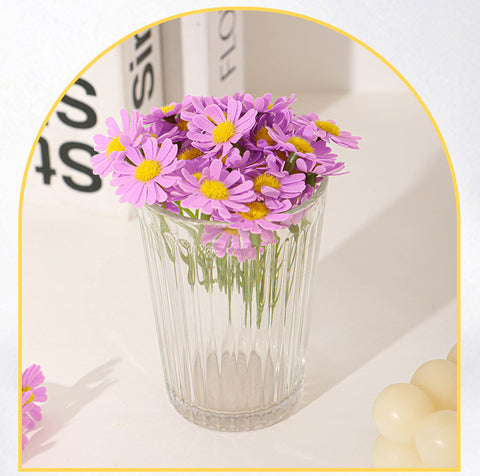 Simulation chamomile small daisy soap flower fresh bouquet packaging decoration fake flower with flower handmade DIY decoration material