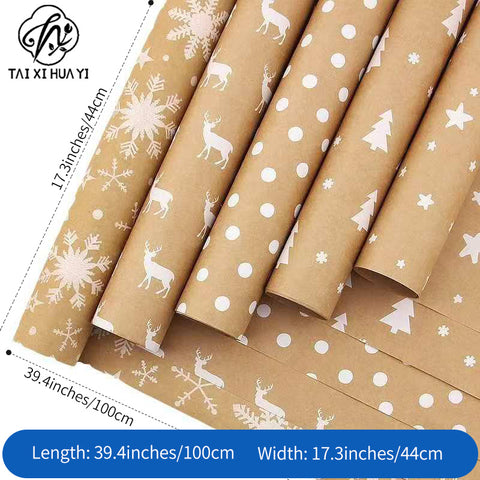 Copper Sheet Paper Wrapping Paper Christmas Gift Paper Large Size Waterproof Eco-friendly Virgin Wood Pulp