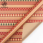 Amazon, new Christmas gift wrapping paper, retro yellow kraft paper gift box packaging DIY paper wholesale