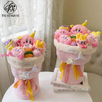 Factory Direct Supply Butter Bear Doll Bouquet UV Resistant Knit Valentine's Day Birthday Gift