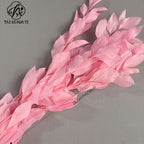 Orange leaf eternal flower ins wind home decoration DIY bouquet with materials Yunnan wholesale orange leaf orange leaf dried flower bouquet
