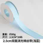 Versatile Christmas Gift Ribbons Wide Cotton DIY Bow Hair Accessories & Handmade Jewelry Ribbons