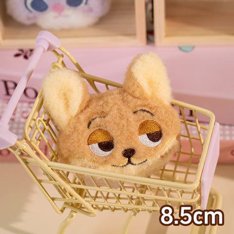 Zootopia Lightning Judy Leopard Police Officer Fox Nick Cute Cartoon Plush Doll Pendant Pendant Keychain