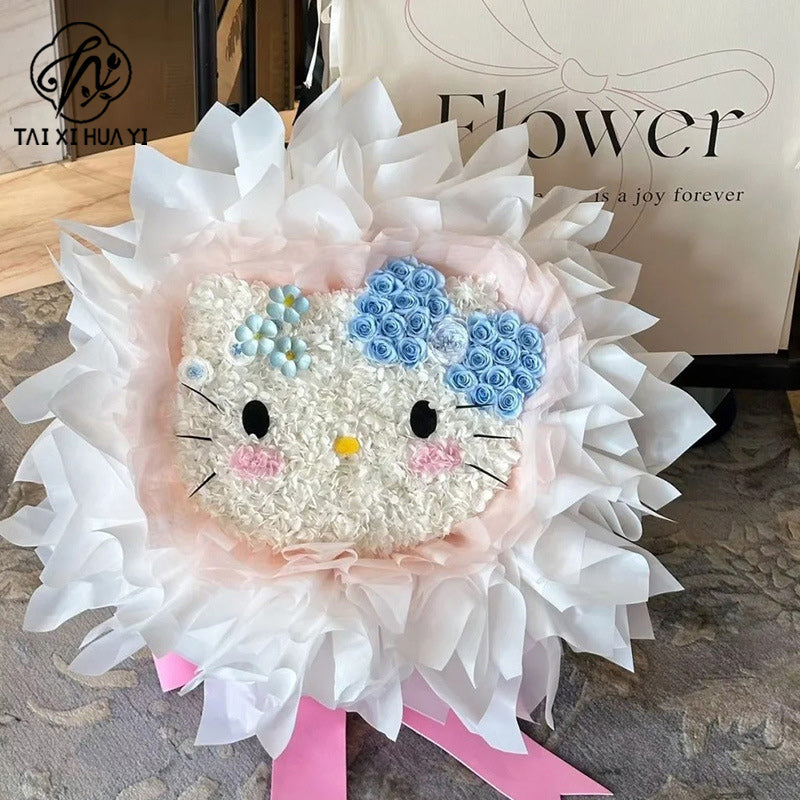 KT cat flower mud flower mud flower block flower arrangement mud bag flower mud absorbent moisturizing material foam sponge flower shop flower bag flower materials
