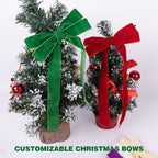 Luxury Velvet Ribbon Wreath with Tied Bows for Gift Packaging Christmas Valentine's Day & Wedding Decorations