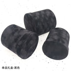 Factory Direct Sales Modern Luxury Wedding Gift Box Cylinder Velvet Flower Bucket Three-Piece Hug Bucket Cardboard + Velvet