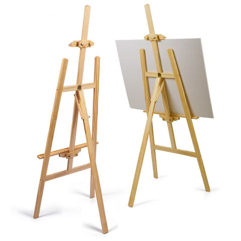 Wooden easel art student special oil painting stand 4k sketch sketch bracket display stand manufacturer wholesale