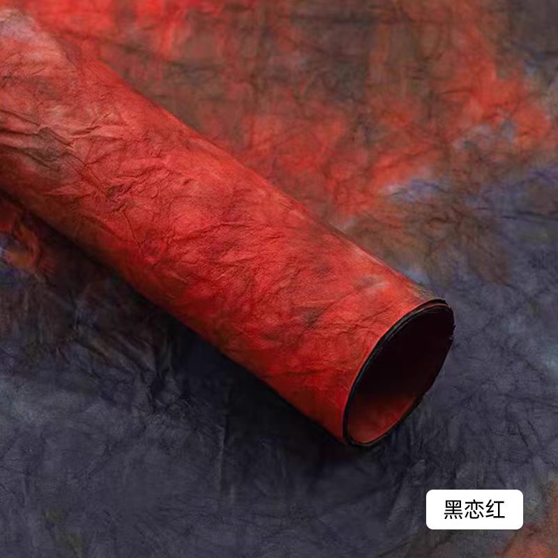 High Quality Green and Love Ink on Coated Kraft Paper Stone Pattern Artificial Wrinkle Design