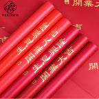 Opening business is booming wrapping paper two-color gilt paper flower basket bouquet opening paper floral flower bag flower paper