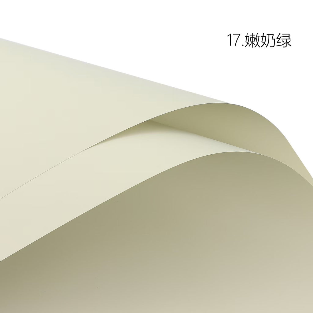 Monochrome Korean Style First Love Eco-Friendly Waterproof Flower Wrapping Paper Thickened Single Side for Flower Packaging