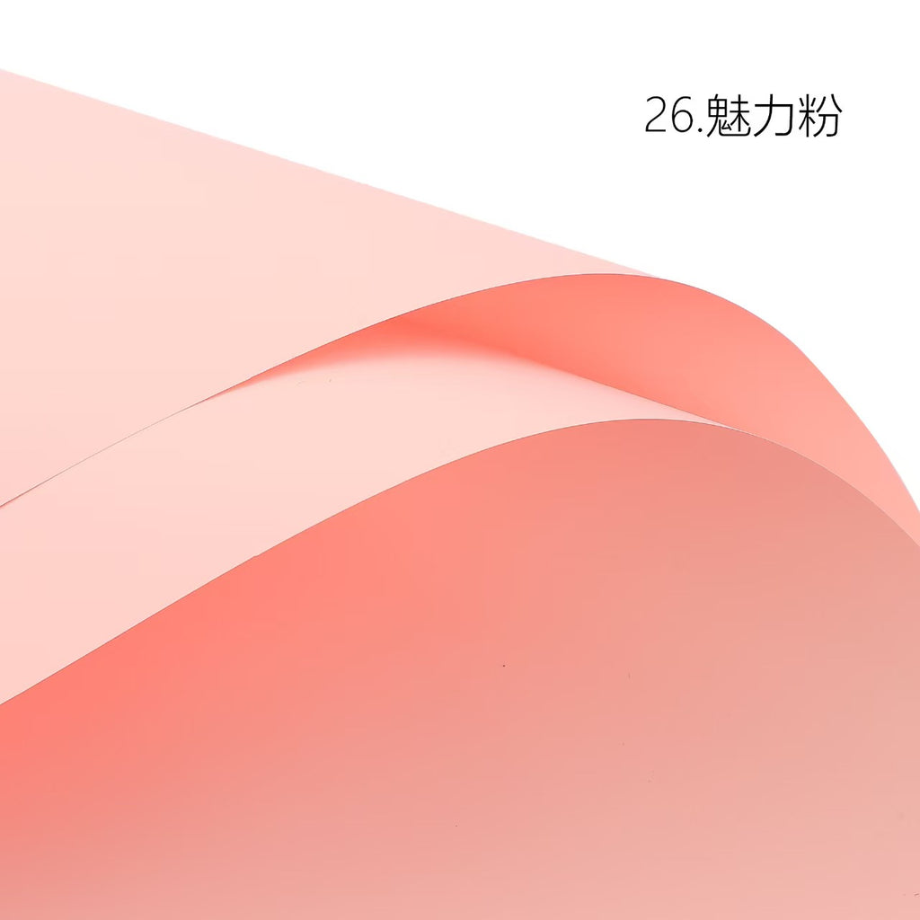 Monochrome Korean Style First Love Eco-Friendly Waterproof Flower Wrapping Paper Thickened Single Side for Flower Packaging