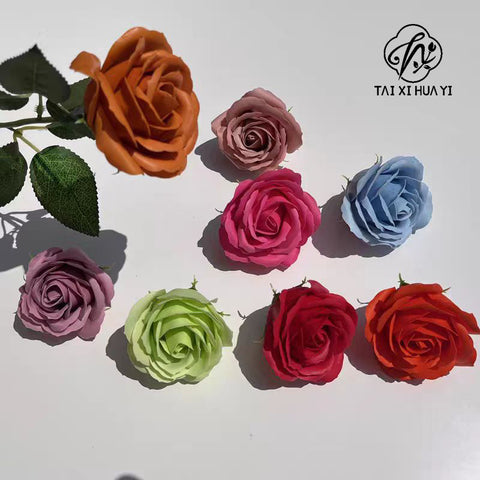 Artificial flower five-layer rose soap flower large flower head soap flower gift box bouquet flower shop festival supplies manufacturer wholesale