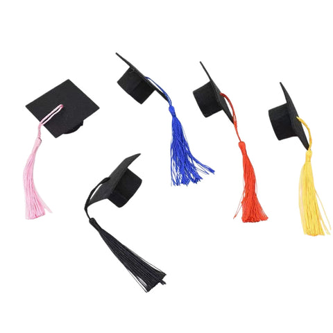 Graduation Season Students Mini Doctor Hat Cake Decorative Ornament Bachelor's Uniform High School Entrance Examination Graduation Ceremony Tassel Hat