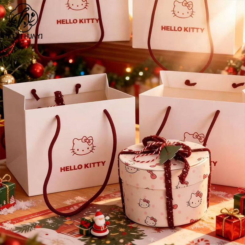 Christmas Hellokitty Apple Box Material Pack Christmas Eve Hug Bucket DIY Material