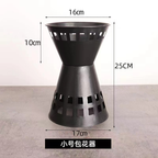 Christmas Design Plastic Container Flower Holder with Drainage Hole for Garden Use-Durable Modern Minimalist