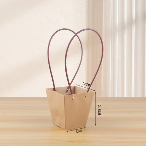 Portable & Reusable Waterproof Paper Tube for Fresh Flower Arrangements DIY Rose Bouquet Packaging Boxes Flower Art