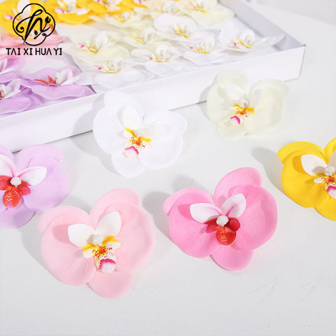 New Phalaenopsis Christmas Soap Flower Orchid Soap Flower Gift Box Bouquet Making Decoration Flower Shop Spot