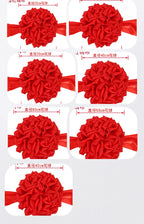 The opening of the big safflower ball, the ribbon cutting award, the unveiling of the red hydrangea wedding car, the new car, the car delivery, and the housewarming door