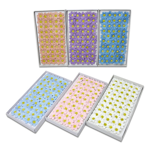 Valentine's Day bouquet gift box packaging materials wholesale, chamomile soap flower head materials wholesale factory direct sales