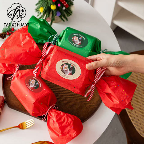 Christmas Themed Flower Coated Wrapping Paper Roll White Eco-friendly Offset/Silk Screen Printing Single Side