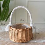 Willow Hand Woven Modern Hanging Eco-Friendly Rattan Kitchen Storage Customized Design Shape Flower Shop Basket Small Basket