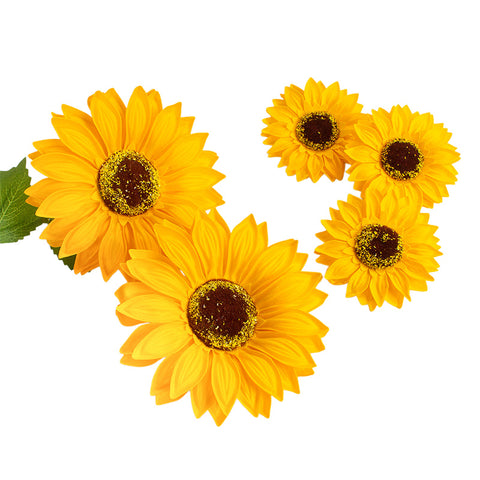 Sunflower Head Soap Flower Head Soap Flower Head Simulation Flower Sunflower DIY Teachers' Day Bouquet Manufacturer Wholesale