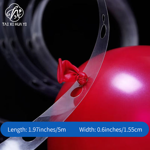Balloon chain 5m double hole single hole balloon chain birthday background wall arrangement wedding decoration strips balloon firecracker chain