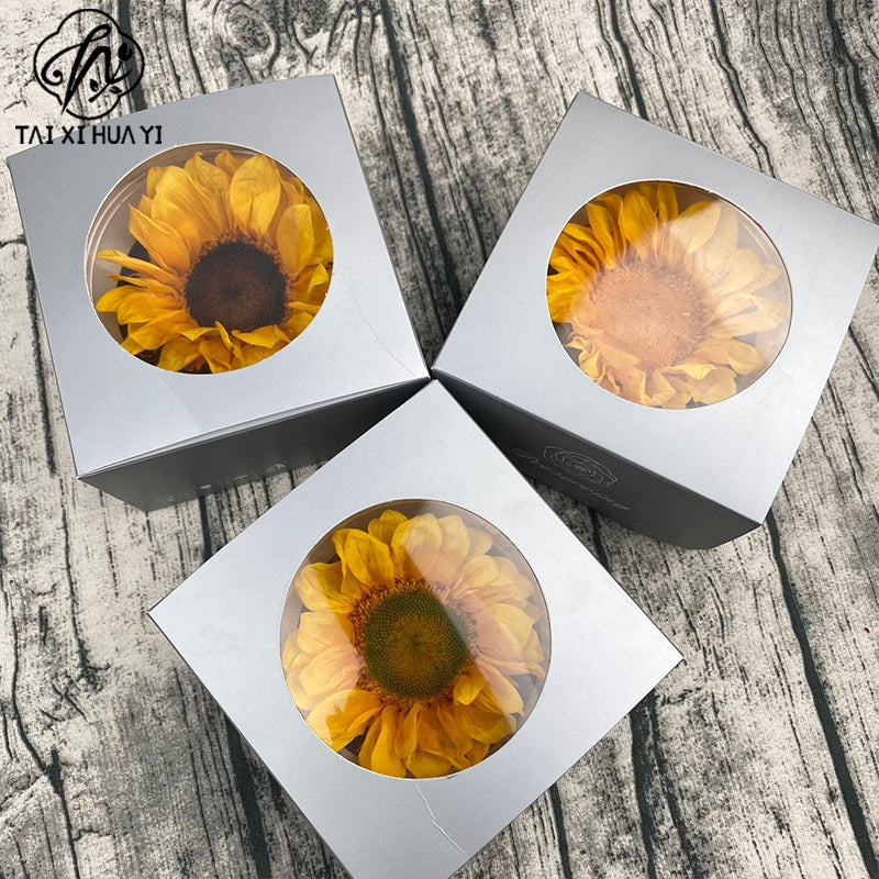 Eternal Sunflower Eternal Flower Sunflower Flower Head Material Keep Flower Sunflower Flower Head Spot Wholesale Main image