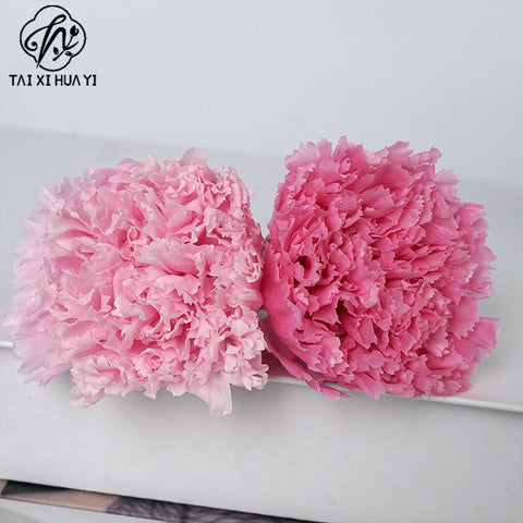 Eternal Flower 4-5cm A Grade Carnation Flower Head DIY Material 8 Packs Yunnan Wholesale Eternal Carnation Flower Head
