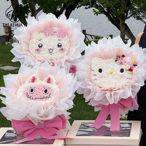 KT cat flower mud flower mud flower block flower arrangement mud bag flower mud absorbent moisturizing material foam sponge flower shop flower bag flower materials