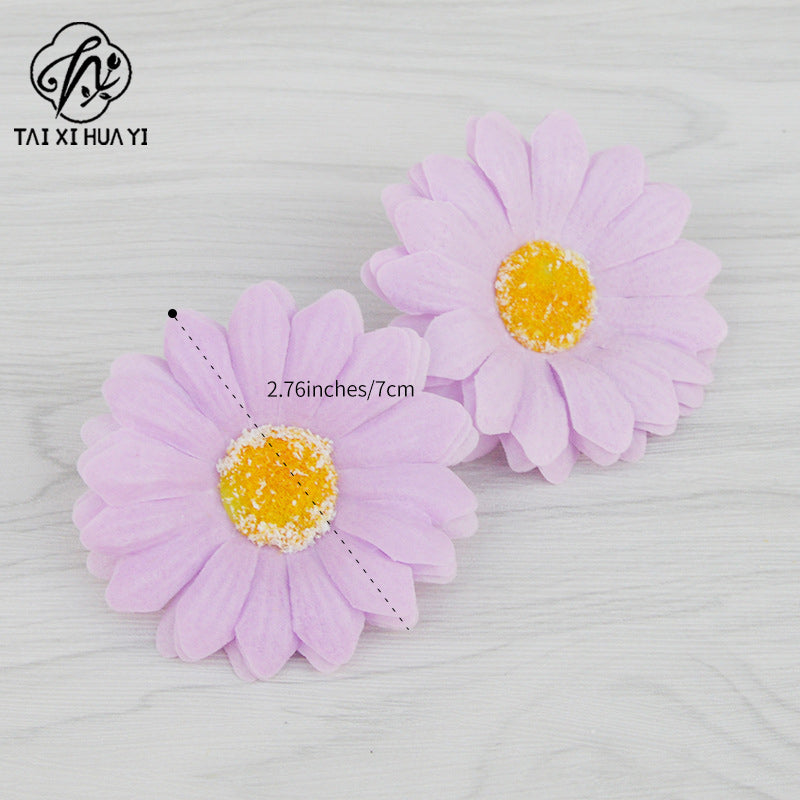 Christmas big daisy soap flower head daylight chrysanthemum bouquet gift box decoration simulation DIY material flower material wholesale