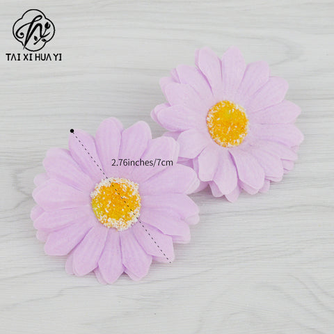 Christmas big daisy soap flower head daylight chrysanthemum bouquet gift box decoration simulation DIY material flower material wholesale