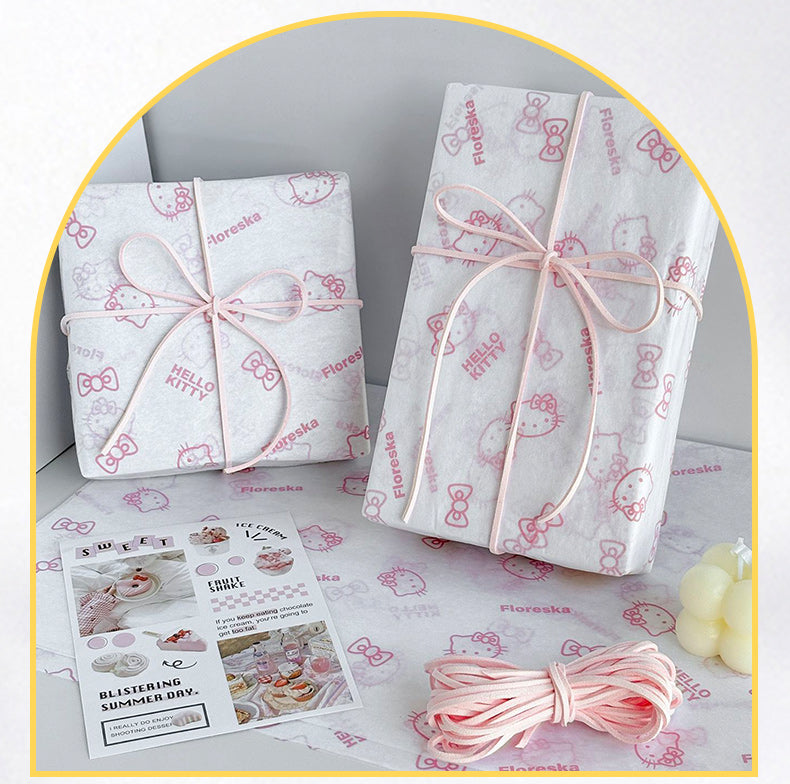 38G cute cat Sydney paper, factory wholesale printing flower shop handmade DIY Sydney paper, bouquet wrapping paper