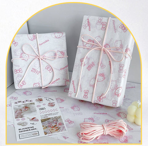 38G cute cat Sydney paper, factory wholesale printing flower shop handmade DIY Sydney paper, bouquet wrapping paper