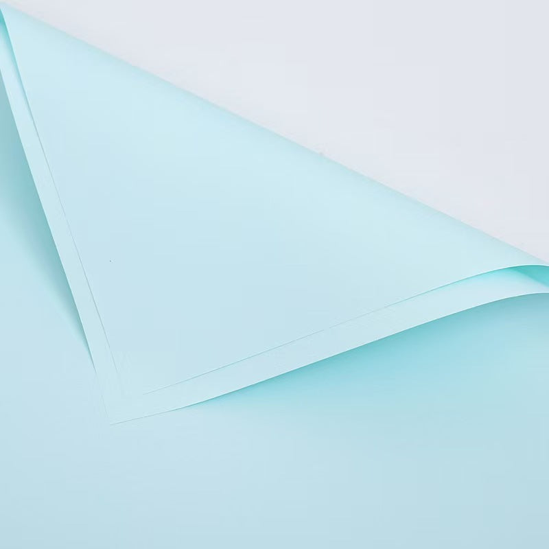 Monochrome Korean Style First Love Eco-Friendly Waterproof Flower Wrapping Paper Thickened Single Side for Flower Packaging